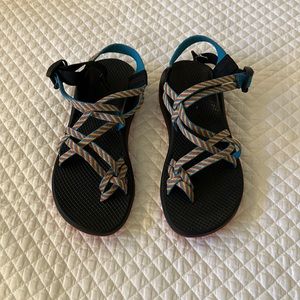 Chaco Women's ZX/2 Classic strappy Sandals Rainbow multicolor  🌈 Sz 9